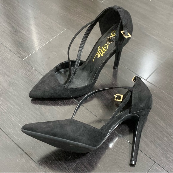 black suede heels - Picture 2 of 2